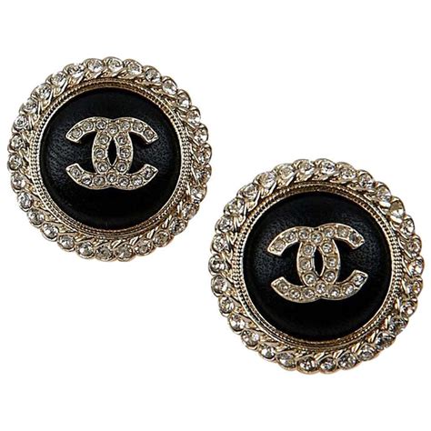 chanel atuds|Chanel earrings the two c's.